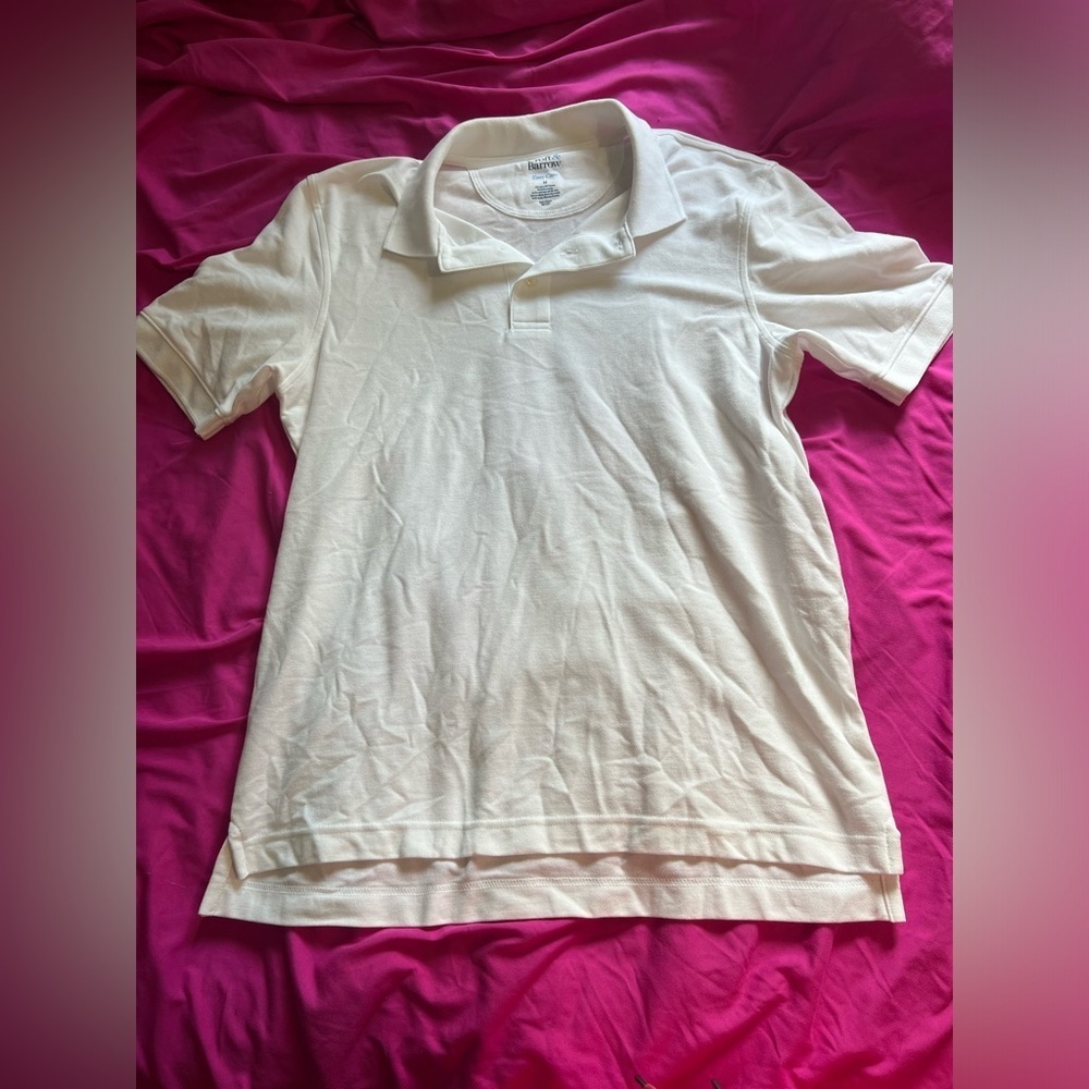 #26 White collared shirt